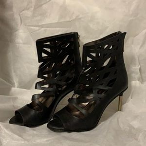 BCBG eneration black high heel scandals